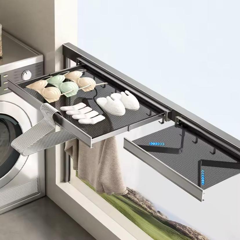 Foldable Wall Rack with Hooks