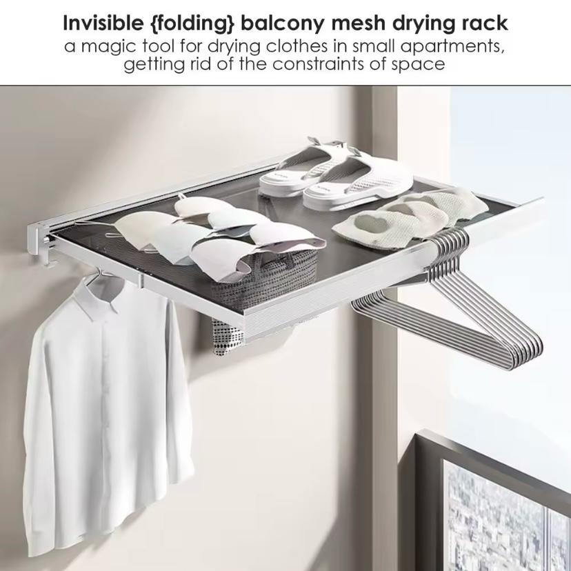 Foldable Wall Rack with Hooks