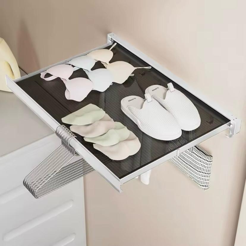 Foldable Wall Rack with Hooks