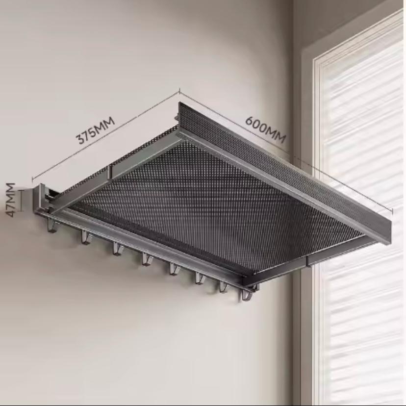 Foldable Wall Rack with Hooks