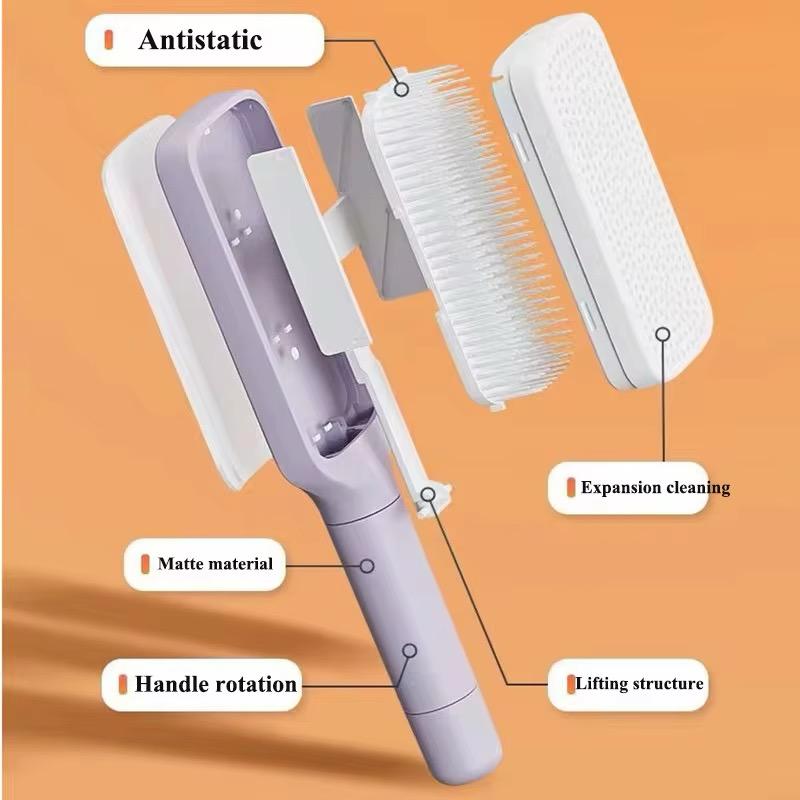 Self-Cleaning Hair Brush