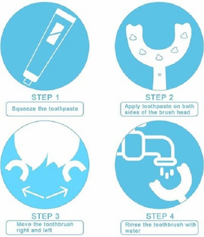 U Shaped Kids Toothbrush