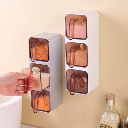 Wall-Mounted Spice Organizer – Smart & Stylish Storage