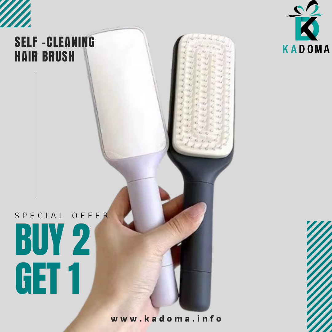 Self-Cleaning Hair Brush