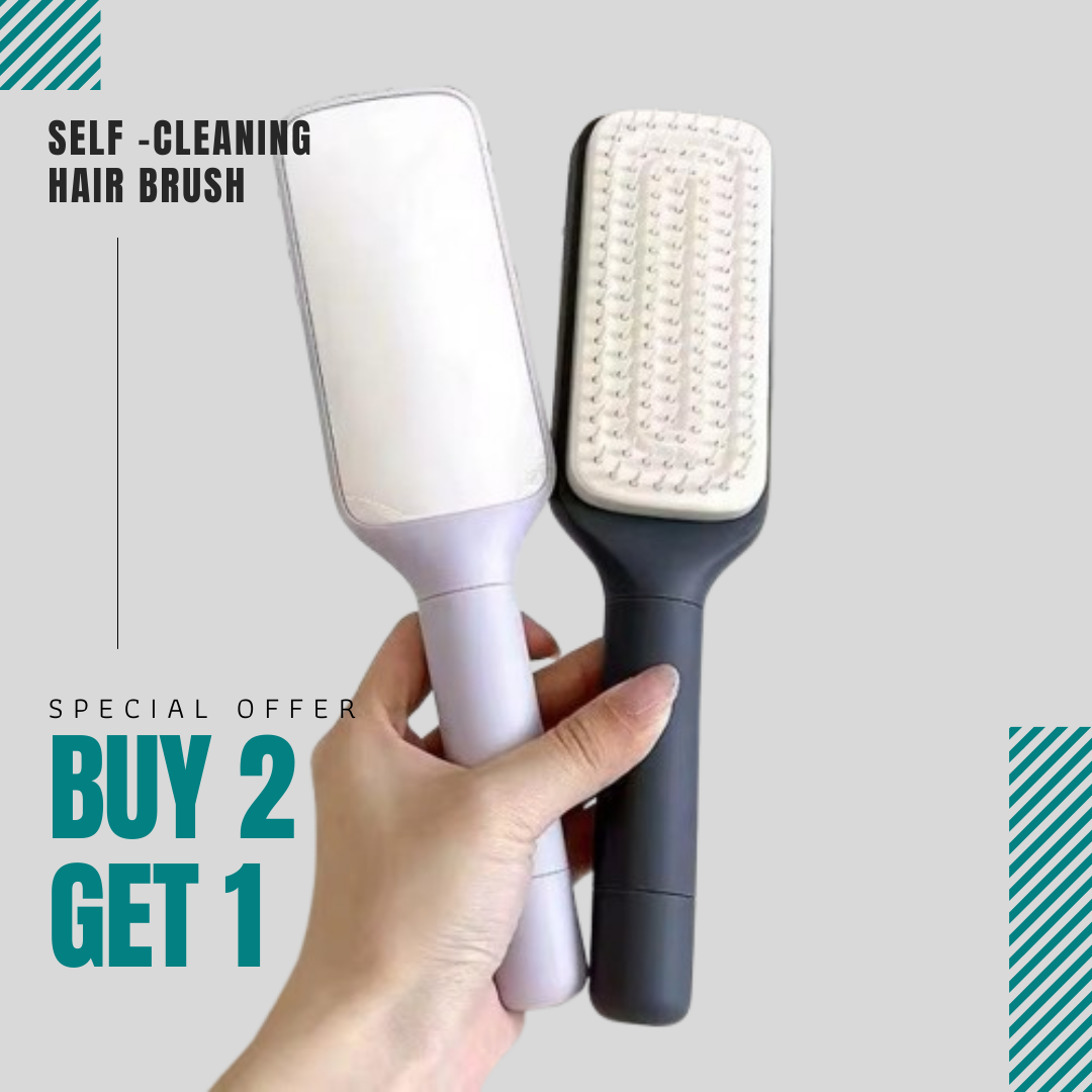 Self-Cleaning Hair Brush