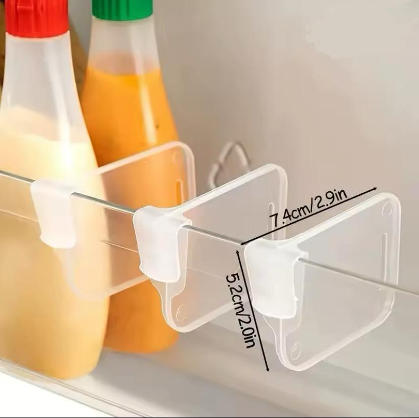 Refrigerator Shelf Divider - Organizer - Set of 4